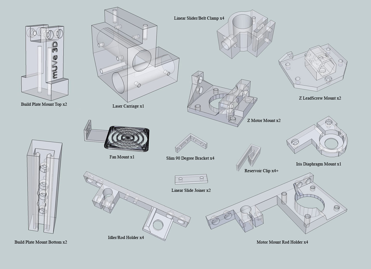 Чертежи ultimaker original