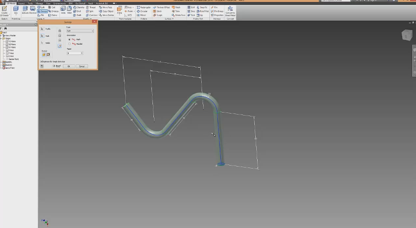 Autodesk Inventor 2012 Part 1 Marking Menus - Ellipsis