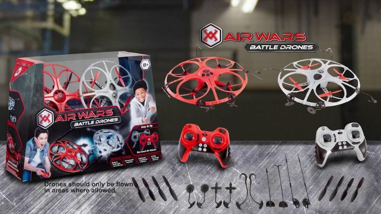 Quadcopter Laser Battle Drones 2-Pack Red/Black Indoor/OutdoorPropel Brand 