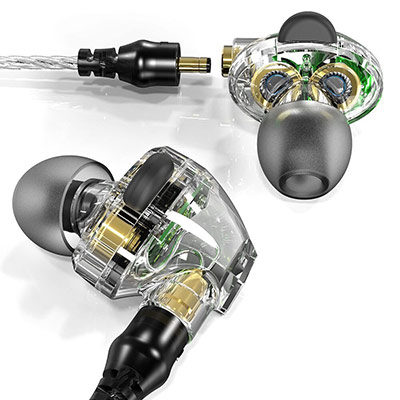APIE Corded Earbuds with Microphone