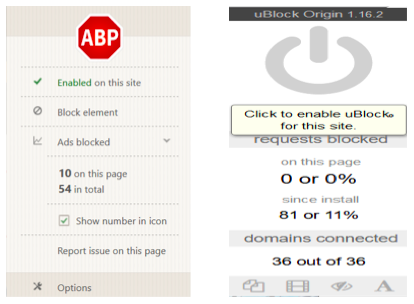 adblock plus vs ublock origin