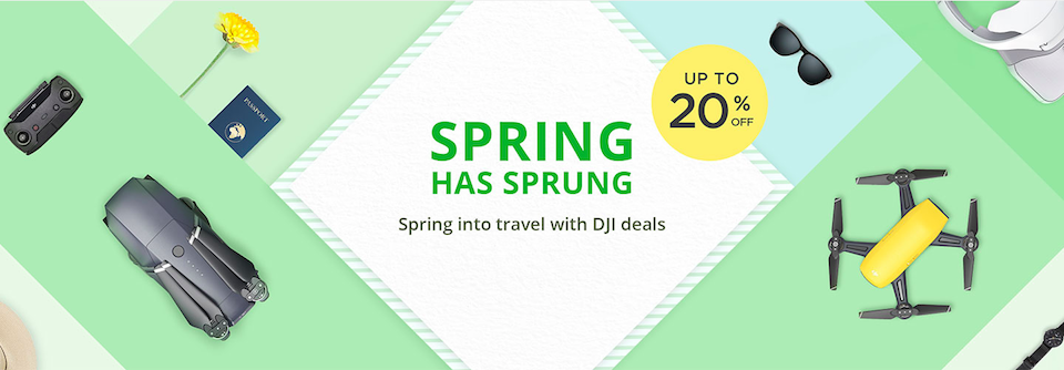 DJI Releases Spring Sale on Mavic Pro, Mavic Air, Spark, and Phantom Drones