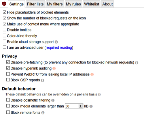 noscript vs ublock origin