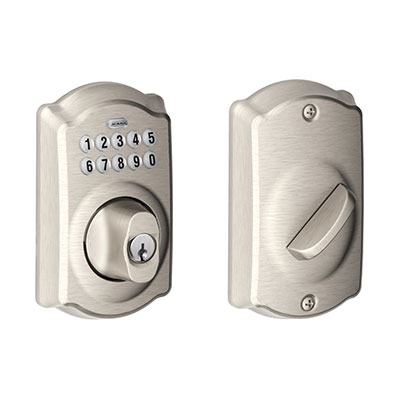 Schlage BE365VCAM619 Camelot Keypad Deadbolt