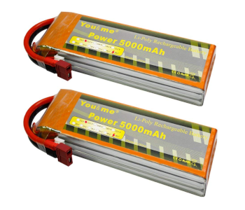 Youme 11.1V 5000mAh 3S LiPo Battery Pack