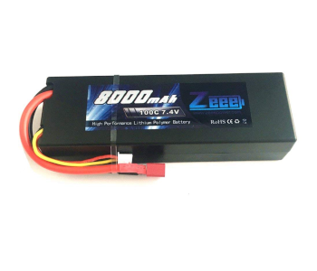 Zeee 7.4V 8000mAh 2S LiPo Hard Case