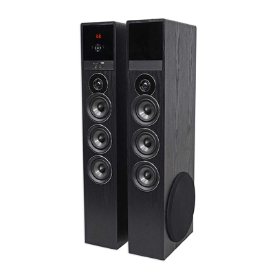 Rockville TM150B Black Home Floor Speakers