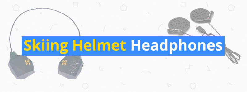 Skiing Helmet Headphones