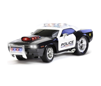 KidiRace Durable Realistic 2WD RC Police Car