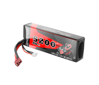 GOLDBAT RC 5200mAh 7.4V 80C 2S LiPo RC Battery