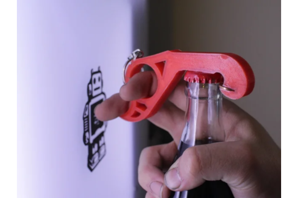 Smart One-Handed Bottle Opener