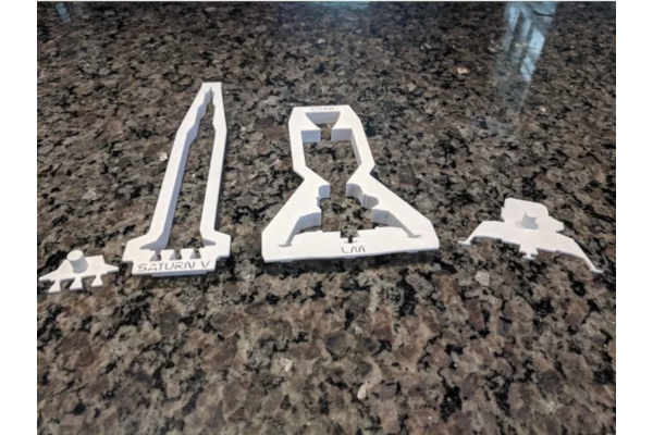 Space-themed cookie cutters