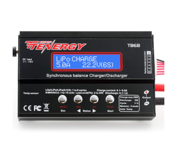 Tenergy's Multifunctional TB6B Pack Balance Charger