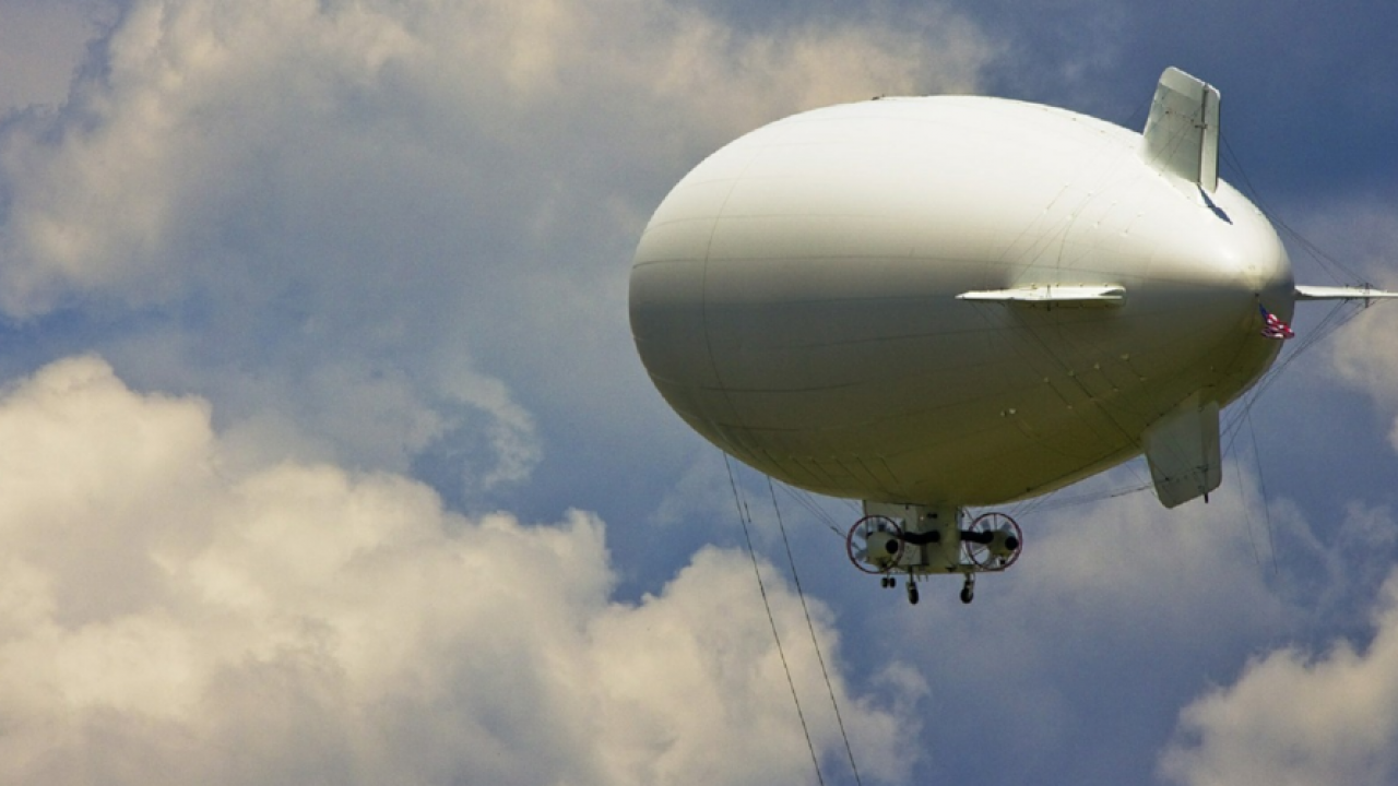ZEP-AIR Messenger RC Blimp Indoor Zeppelin Helium Party Balloon Electric Airship 