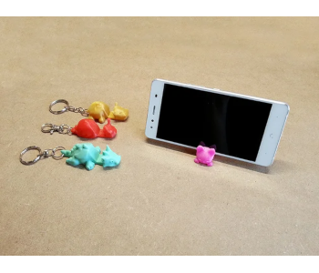 Keychain Smartphone Stand