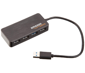 AmazonBasics 4-Port USB 3.0 Hub