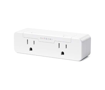 Satechi Dual Smart Outlet with Real-Time Power Monitoring