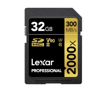 LEXAR PROFESSIONAL CLASS 10 UHS-II 2000X 128GB