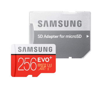 SAMSUNG EVO+ PLUS 256GB MICROSD CARD
