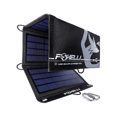 Foxelli Dual USB Solar Charger 10W