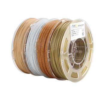 bundle of Marble PLA, Bronze PLA, and wood filament by AMOLEN