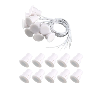 Uxcell 10pcs Wired Security Door Contact Sensors