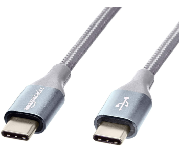 AmazonBasics Double-Braided Nylon USB-C Cable