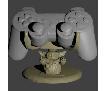 Baby Yoda DualShock 4 cradle