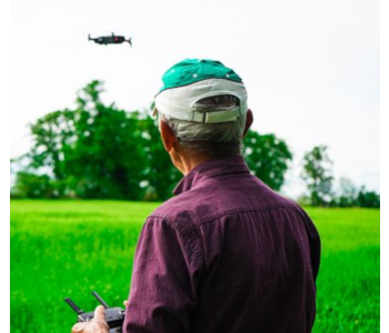 drone flying within the line-of-sight