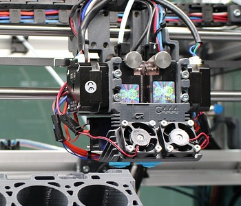 moving parts of a 3D printer