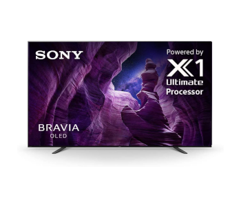 Sony A8H 55 Inch TV: BRAVIA OLED 4K Ultra HD Smart TV with HDR and Alexa Compatibility - 2020 Model