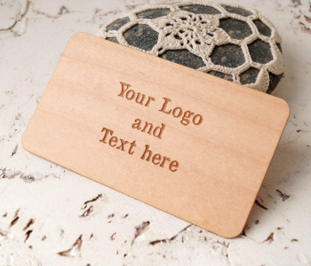 wooden veneer material for business cards