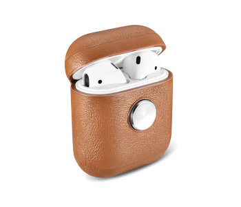 ZenPod Apple AirPods Spinning Leather Case