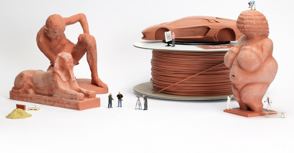 Manchuriet Predictor sovende 3D Printing with Clay Filament - 3D Insider