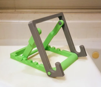 Adjustable phone and tablet stand