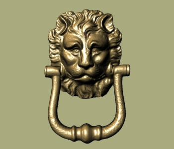 lion door knocker