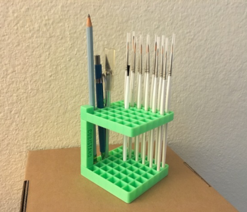 Cubistand pencil, pen, and brush holder