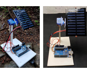 Sun-tracking solar panel